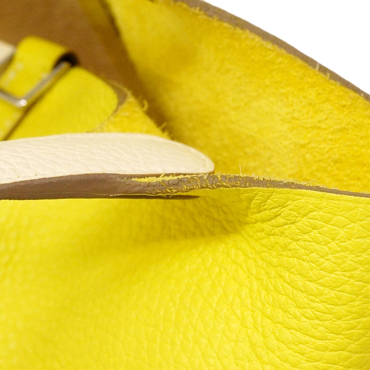 Hermes Handbag Picotin Lock PM Kazak Taurillon Clemence Nata Lime Silver — view 6