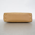 Chanel Tote Wild Stitch Lambskin Beige Gold — view 3