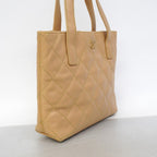 Chanel Tote Wild Stitch Lambskin Beige Gold — view 2