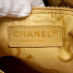 Chanel Tote Wild Stitch Lambskin Beige Gold — view 5