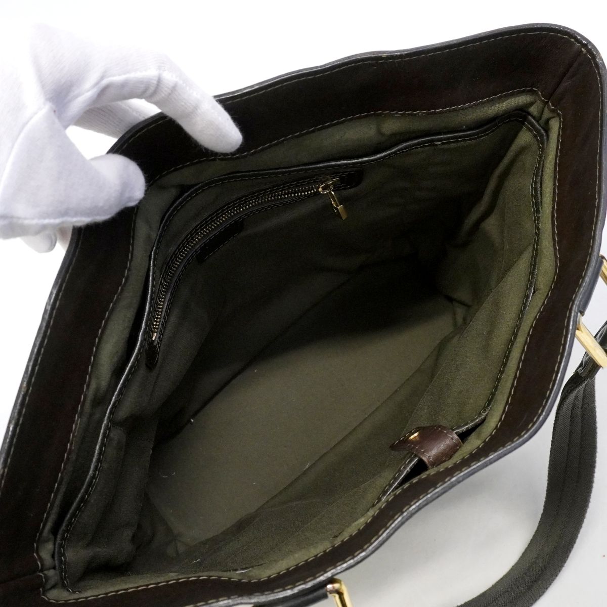 Louis Vuitton Tote Monogram Mini Lucille GM Khaki — view 4