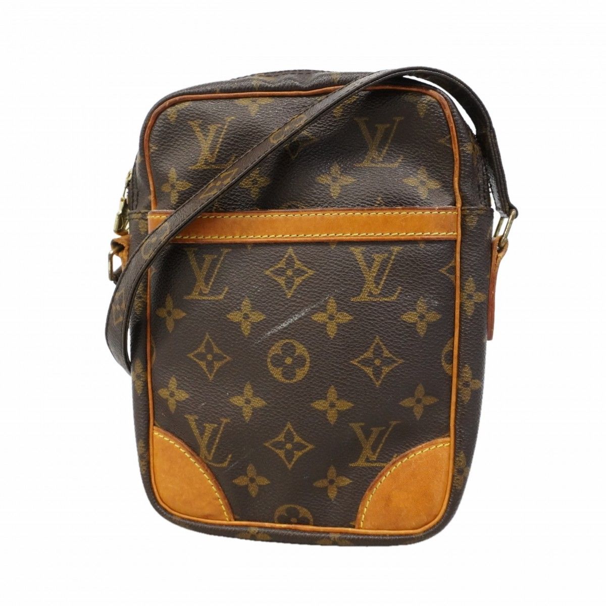 Louis Vuitton Shoulder Bag Monogram Danube Brown