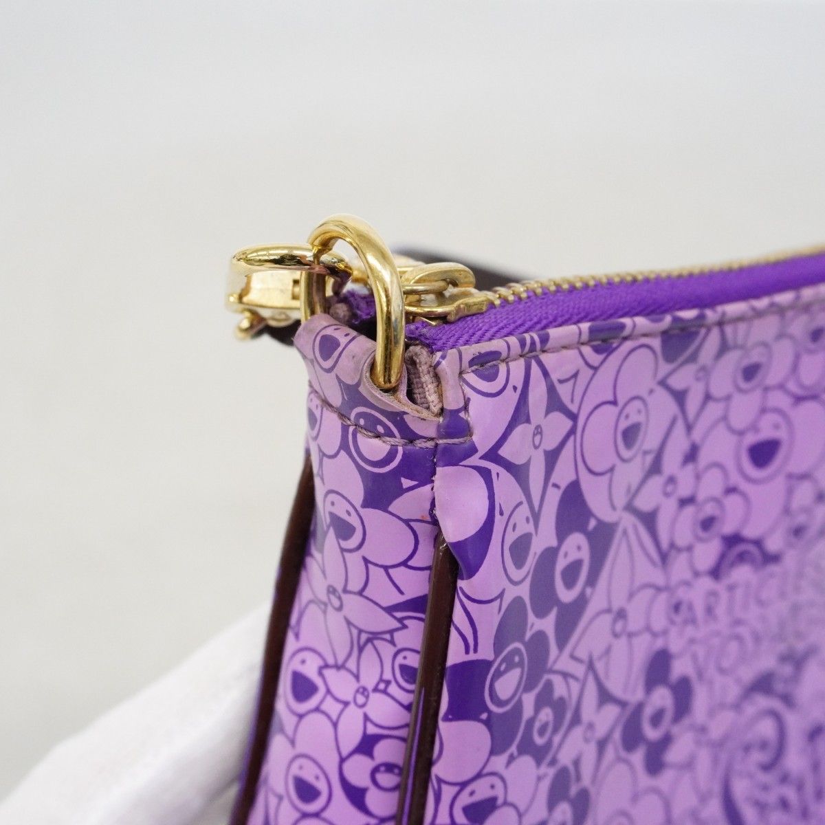 Louis Vuitton Pouch Cosmic Blossom Pochette Violet Takashi Murakami — view 7