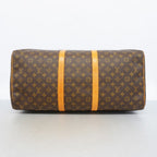 Louis Vuitton Boston Bag Monogram Keepall 55 Brown — view 3