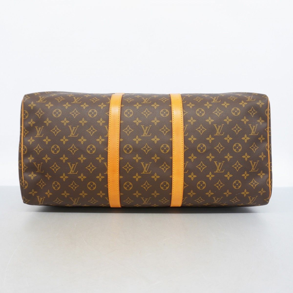Louis Vuitton Boston Bag Monogram Keepall 55 Brown — view 3