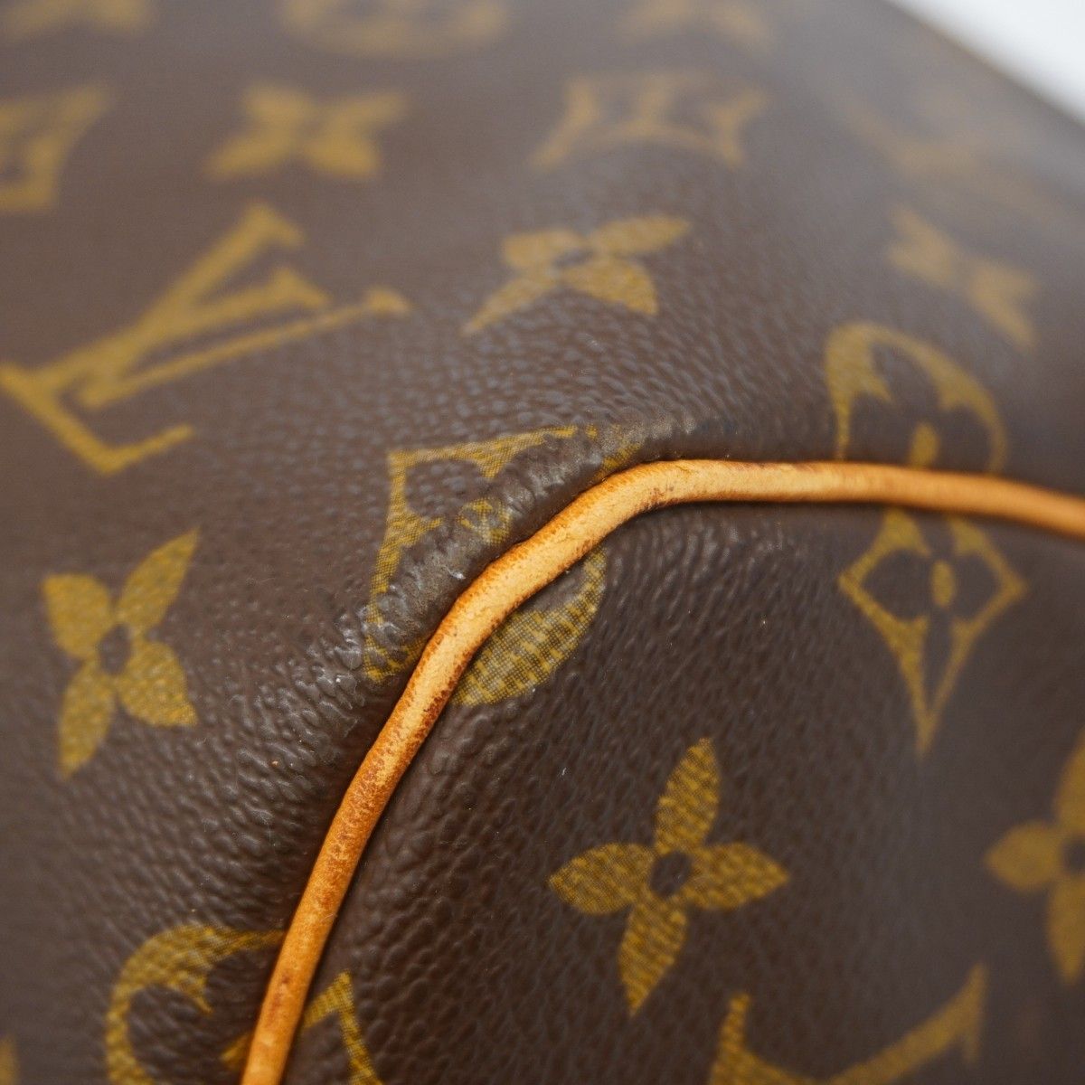 Louis Vuitton Boston Bag Monogram Keepall 55 Brown — view 6