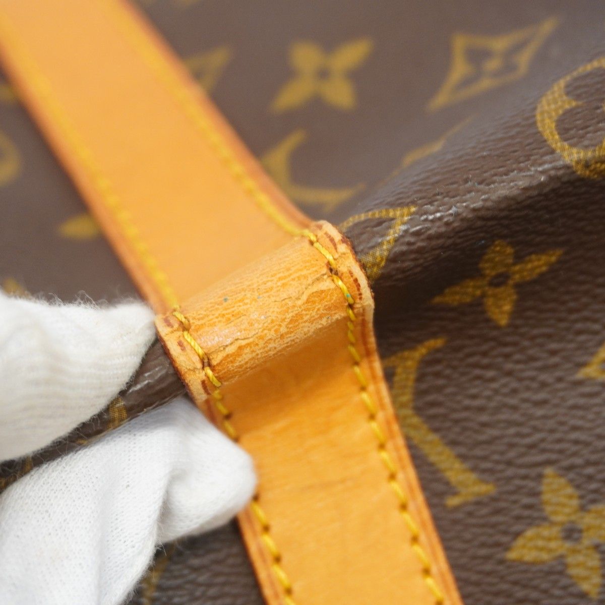 Louis Vuitton Boston Bag Monogram Keepall 55 Brown — view 8