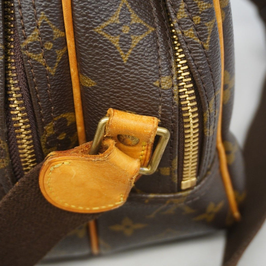 Louis Vuitton Shoulder Bag Monogram Reporter PM Brown — view 8