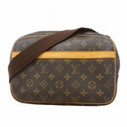 Louis Vuitton Shoulder Bag Monogram Reporter PM Brown