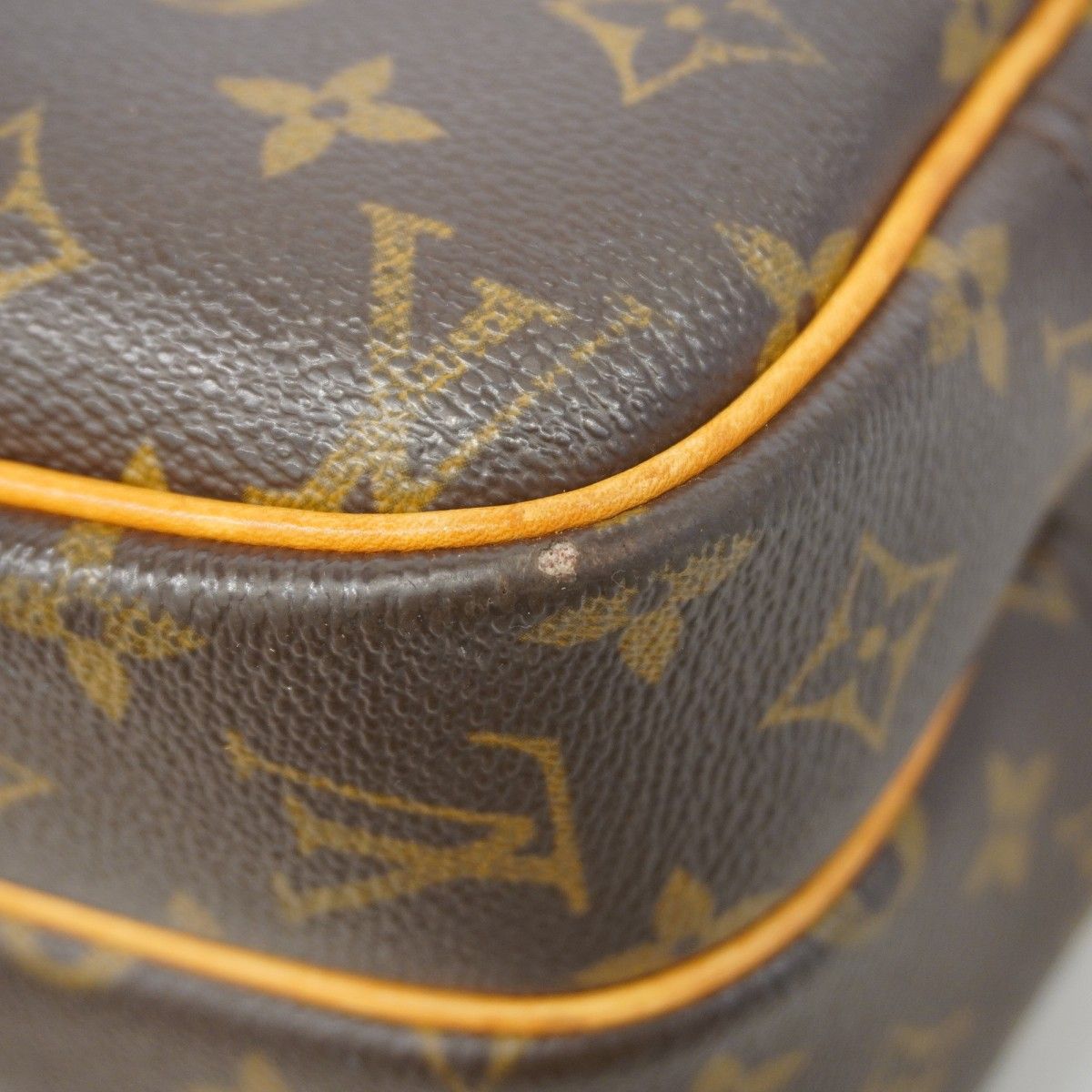 Louis Vuitton Shoulder Bag Monogram Reporter PM Brown — view 7