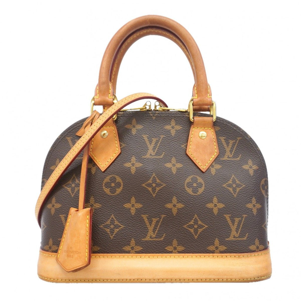 Louis Vuitton Handbag Monogram Alma BB Brown 2-Way