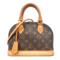 Louis Vuitton Handbag Monogram Alma BB Brown 2-Way
