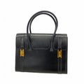 Hermes Handbag Drag 27 Box Calf Black Gold