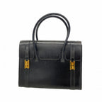 Hermes Handbag Drag 27 Box Calf Black Gold