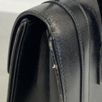Hermes Handbag Drag 27 Box Calf Black Gold — view 7
