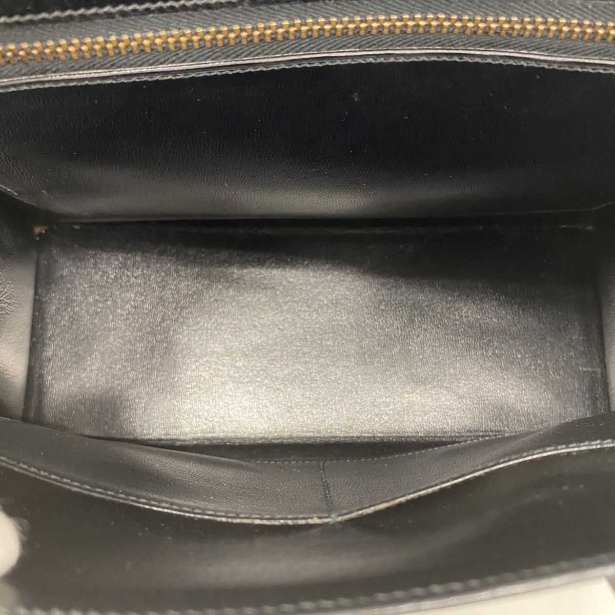 Hermes Handbag Drag 27 Box Calf Black Gold — view 4