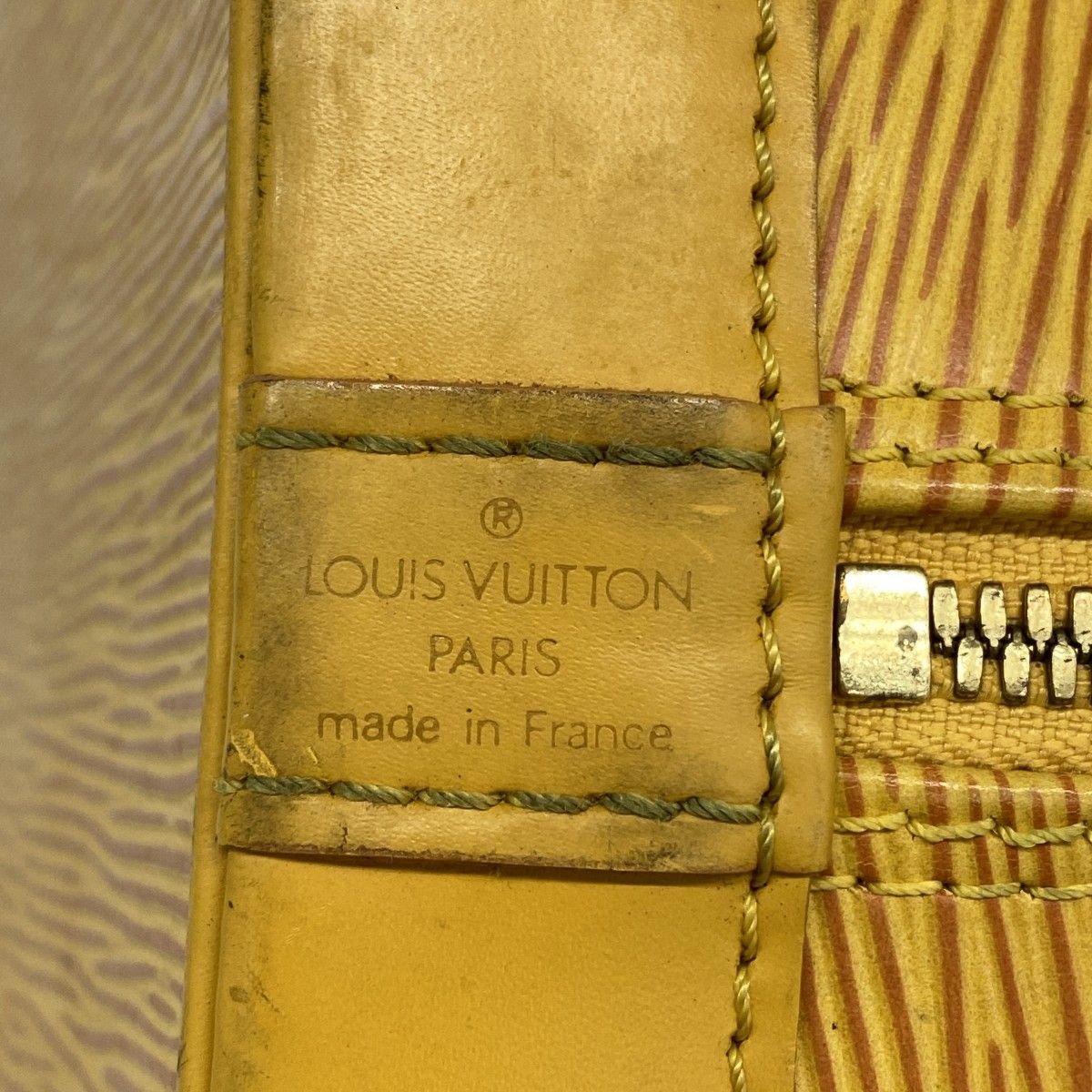 Louis Vuitton Handbag Epi Alma Jaune — view 5