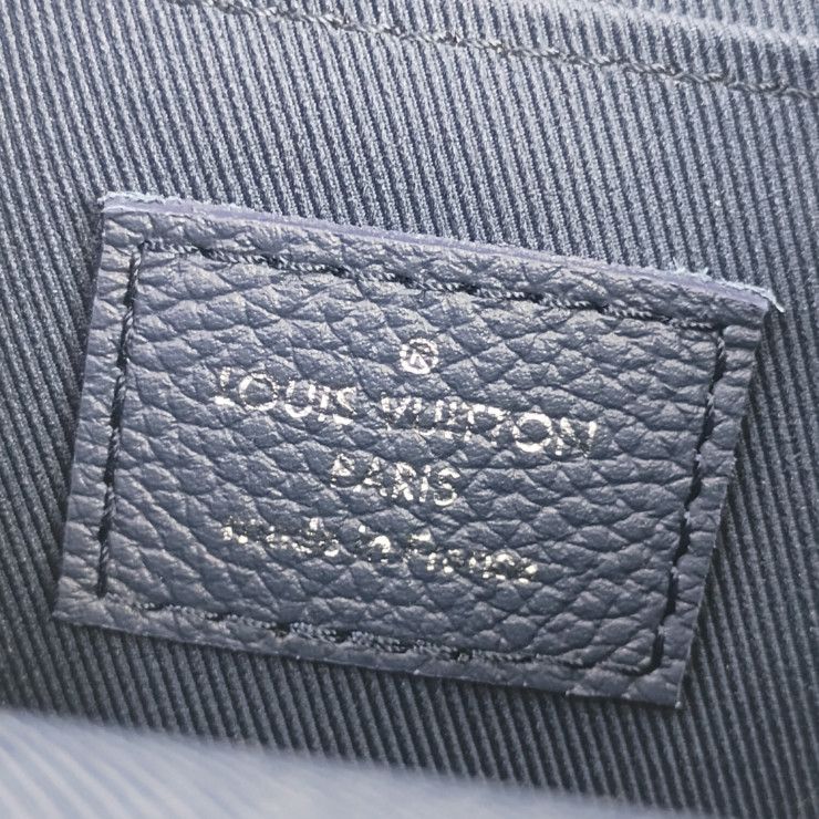 Louis Vuitton Pouch Phone Blue Monogram Water Canvas Case Silver — view 7