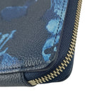 Louis Vuitton Pouch Phone Blue Monogram Water Canvas Case Silver — view 5