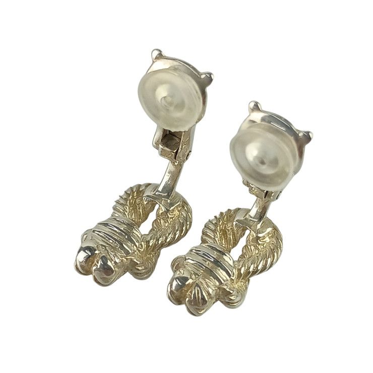 Hermes Earrings O-dienne Silver — view 4