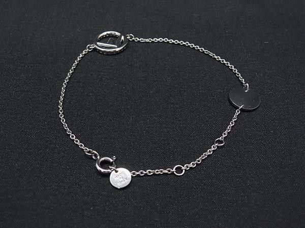 Fendi Bracelet Silver Metal Rhinestone — view 2