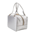 Celine Triomphe 2-Way Bag Leather Metallicsilver Gold — view 3