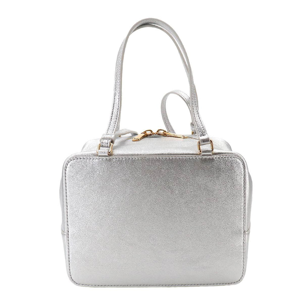 Celine Triomphe 2-Way Bag Leather Metallicsilver Gold — view 2