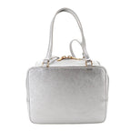 Celine Triomphe 2-Way Bag Leather Metallicsilver Gold — view 2
