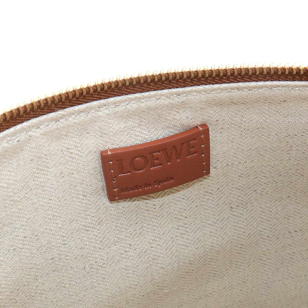 Loewe Hammock Bag Mini Shoulder Bag Leather Tan Hobo — view 8
