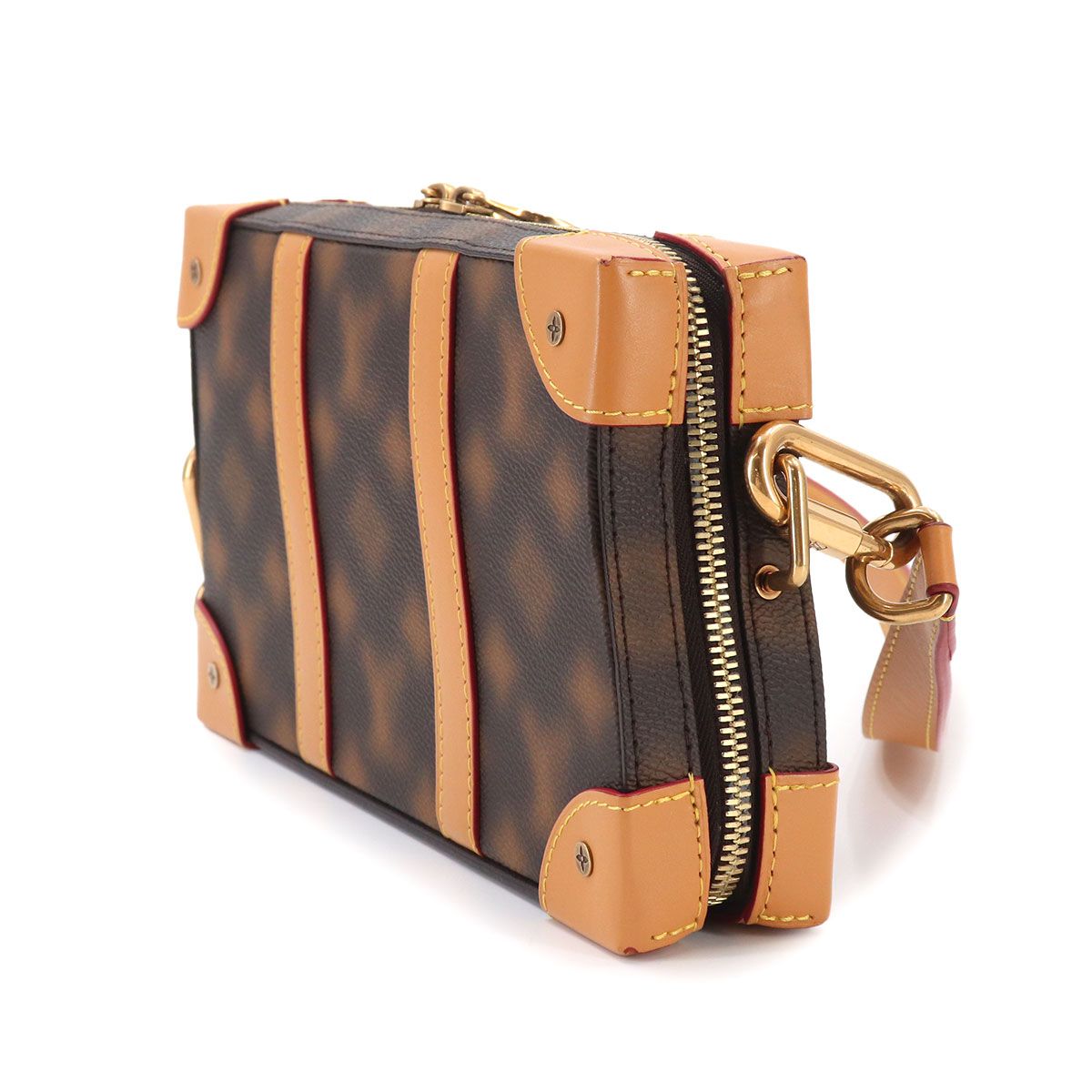 Louis Vuitton Monogram Soft Trunk Shoulder Bag Brown — view 3