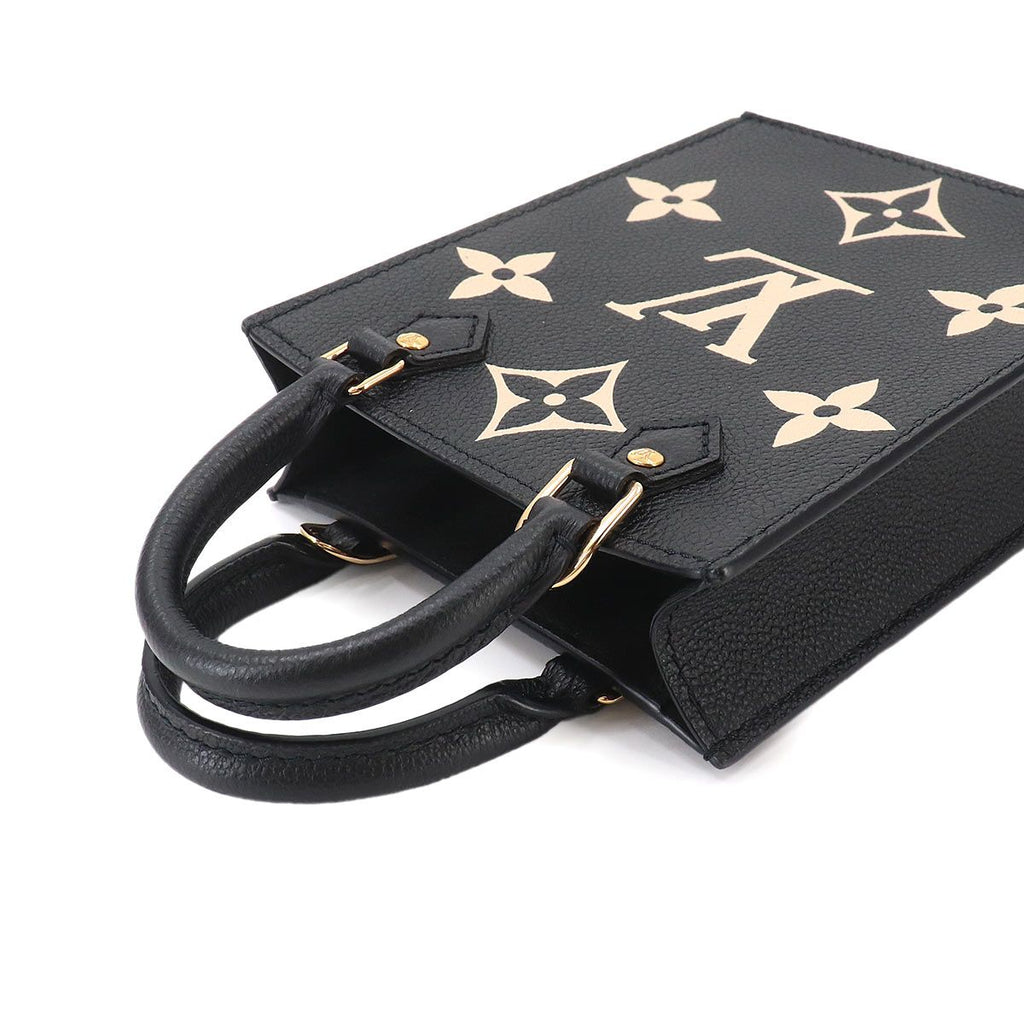 Louis Vuitton Bicolor Monogram Empreinte Petite Sac Plat 2-Way Hand — view 5