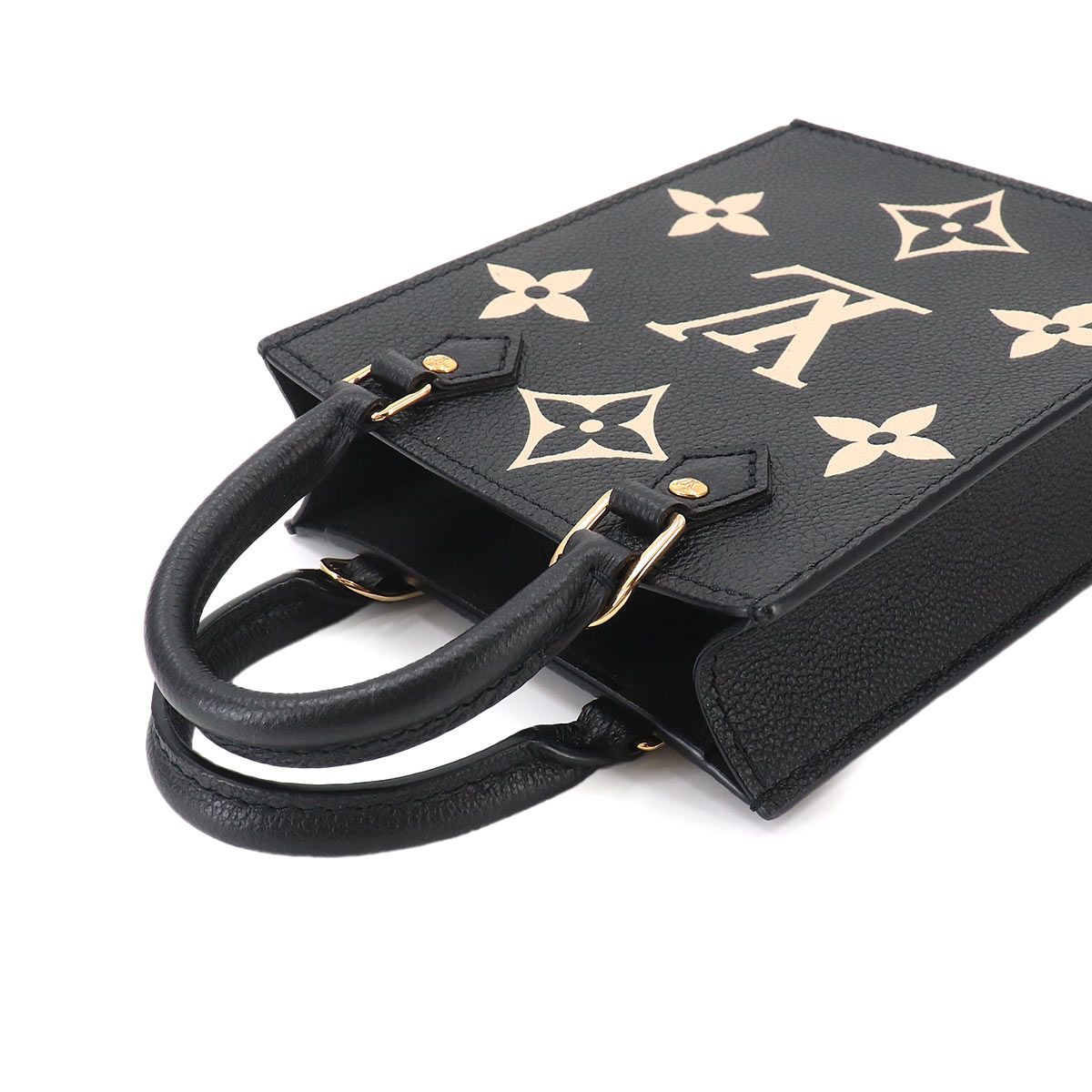 Louis Vuitton Bicolor Monogram Empreinte Petite Sac Plat 2-Way Hand — view 5