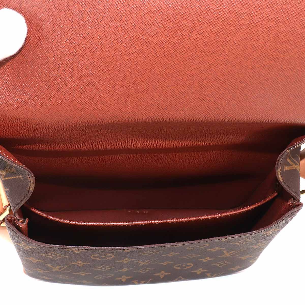 Louis Vuitton Cartesie GM Monogram Shoulder Bag Brown Cult Ciel — view 7
