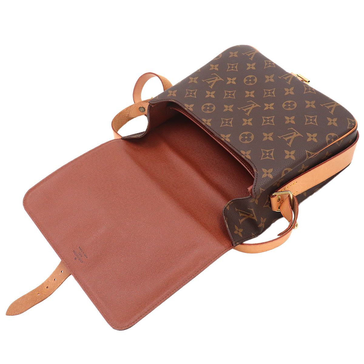 Louis Vuitton Cartesie GM Monogram Shoulder Bag Brown Cult Ciel — view 6