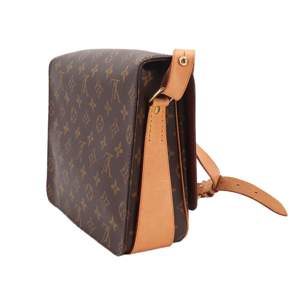 Louis Vuitton Cartesie GM Monogram Shoulder Bag Brown Cult Ciel — view 3