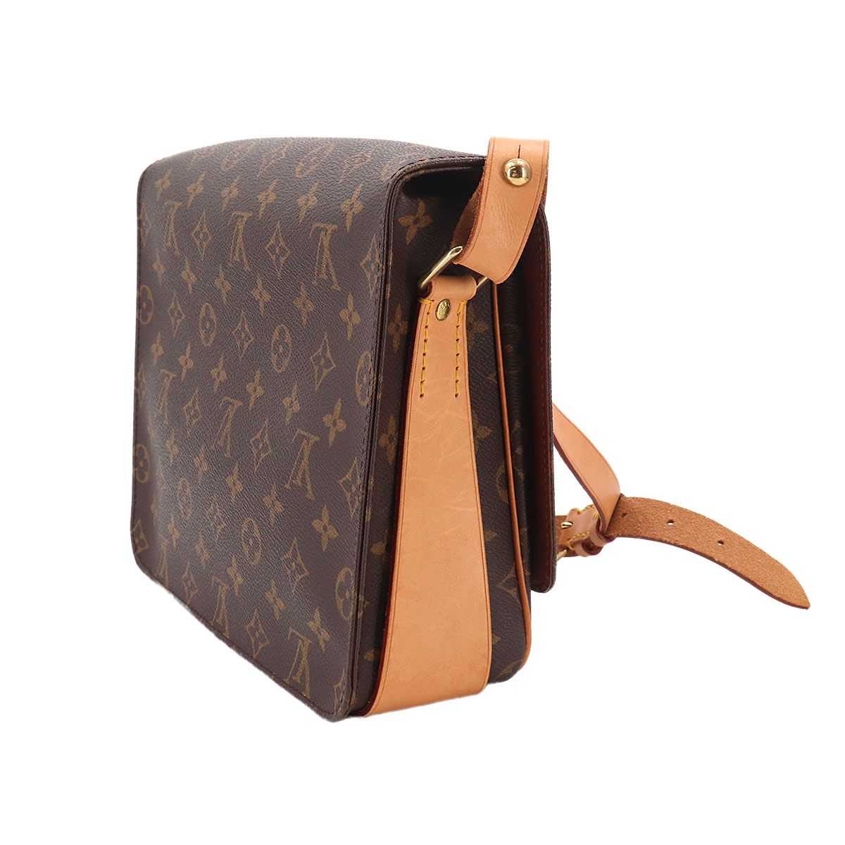 Louis Vuitton Cartesie GM Monogram Shoulder Bag Brown Cult Ciel — view 3