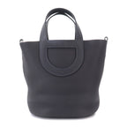 Hermes in the Loop 23 Hand Bag Taurillon Clemence Swift Silver — view 3