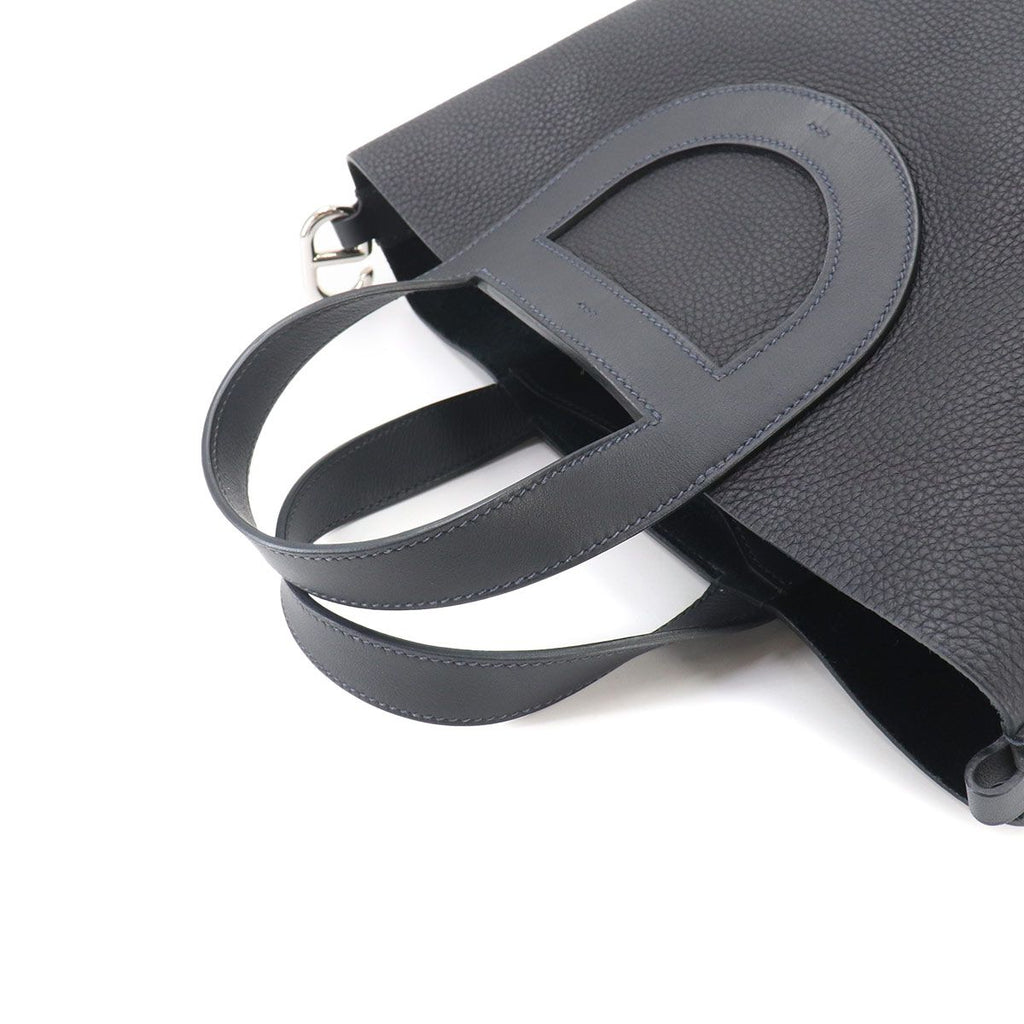 Hermes in the Loop 23 Hand Bag Taurillon Clemence Swift Silver — view 6
