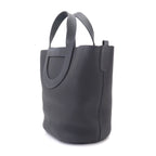 Hermes in the Loop 23 Hand Bag Taurillon Clemence Swift Silver — view 4