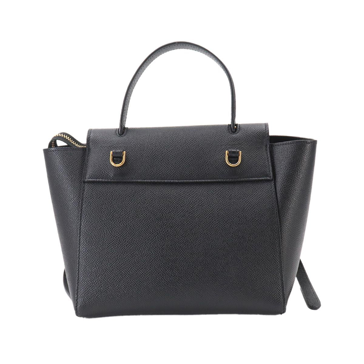Celine Belt Bag Nano 2-Way Leather Black — view 2