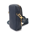 Louis Vuitton LV Square Double Fo Pouch Shoulder Bag Monogram Denim Leather — view 3