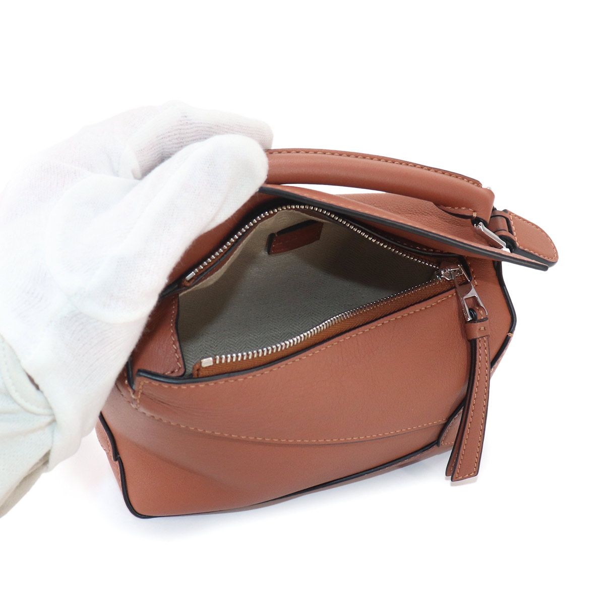 Loewe Puzzle Edge Bag Mini 2-Way Bag Leather — view 6