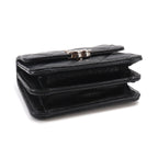 Chanel Minimini Quilted Chain Clutch 2-Way Shoulder Bag Caviar Leather Black — view 5