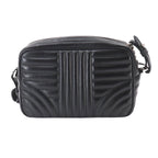 Prada Chain Shoulder Bag Leather Nero Black Silver — view 2