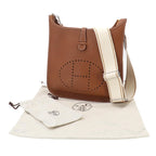 Hermes Evelyne 3 PM Amazon Shoulder Bag Taurillon Clemence Gold Silver — view 2