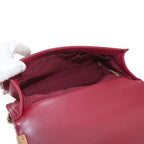 Chanel Boy Chain Shoulder Bag Lambskin Bordeaux Gold — view 7