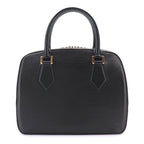 Louis Vuitton Epi Blanc Hand Bag Noir Leather Epi Sablon — view 2
