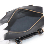 Louis Vuitton Epi Blanc Hand Bag Noir Leather Epi Sablon — view 6