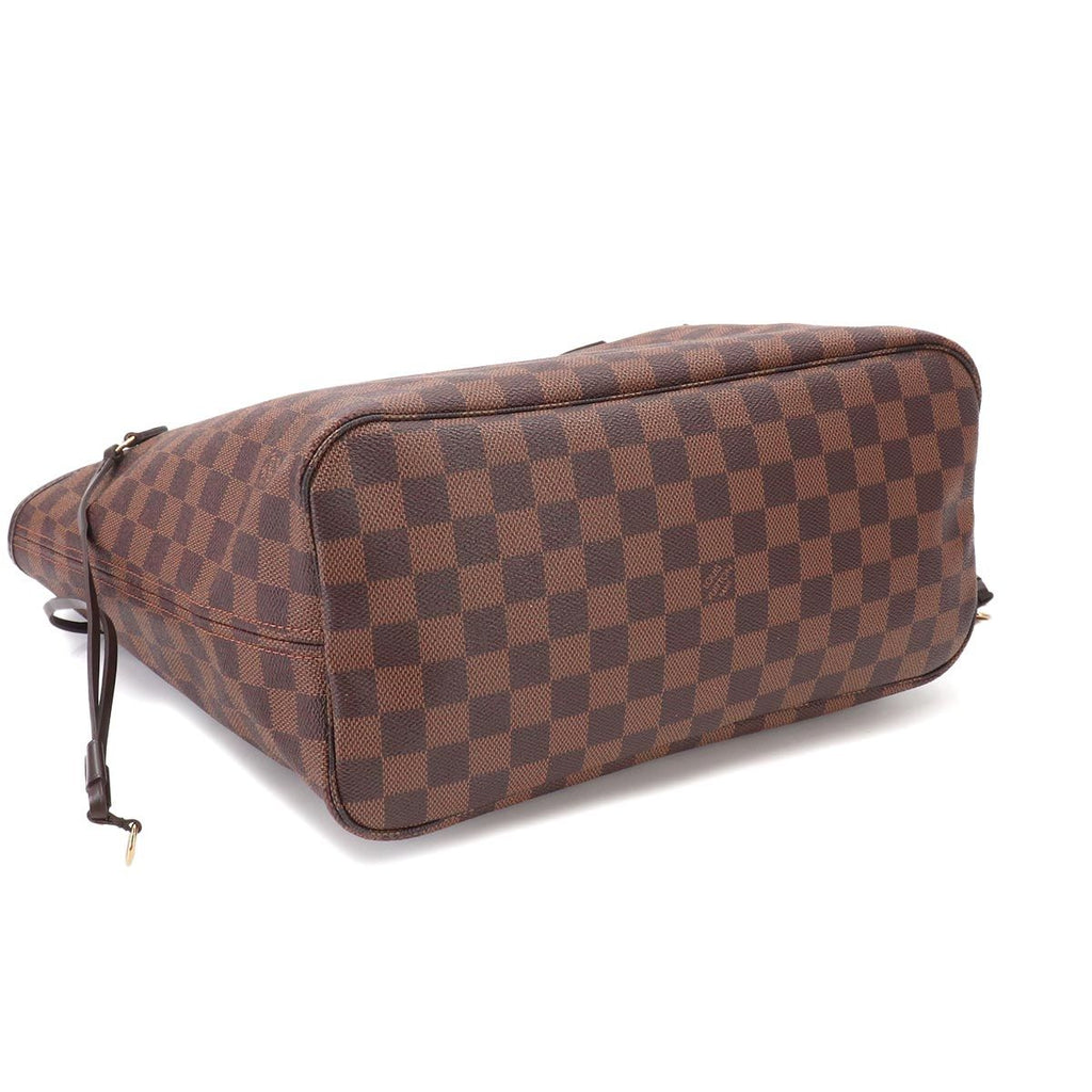 Louis Vuitton Damier Neverfull MM Tote Ebene Cerise Brown — view 4