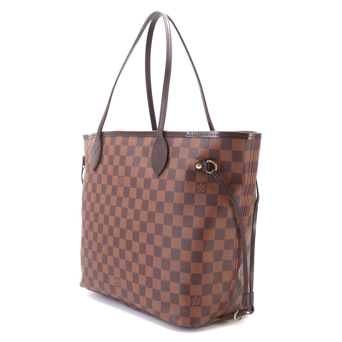 Louis Vuitton Damier Neverfull MM Tote Ebene Cerise Brown — view 3